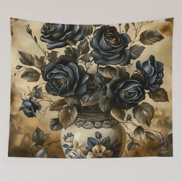Item preview, Black Rose's - Oil On Canvas 3 designed and sold by Gypsykiss.