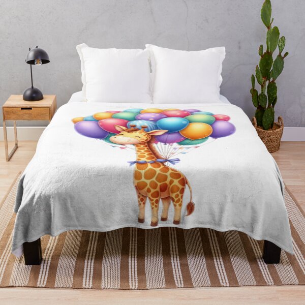 Item preview, Giddy Giraffe with balloons cute funny animal designed and sold by Expressions-Sel.
