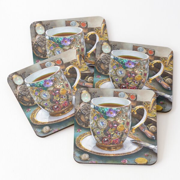 Item preview, Tea Time With The Time Traveler designed and sold by Lee Hiller Designs.
