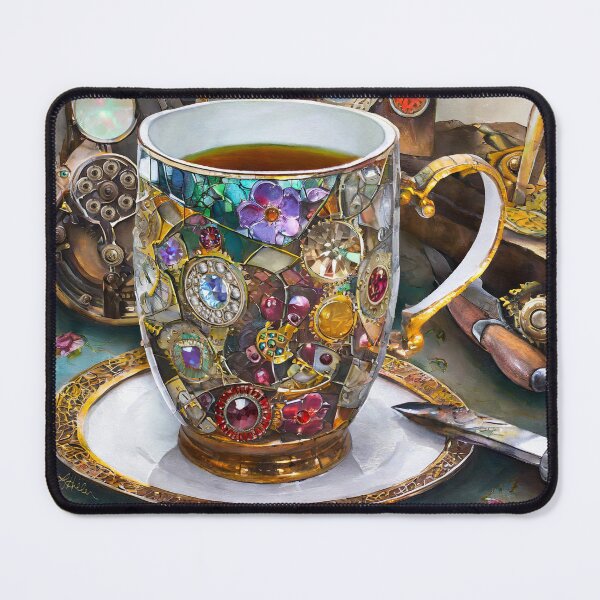 Item preview, Tea Time With The Time Traveler designed and sold by Lee Hiller Designs.