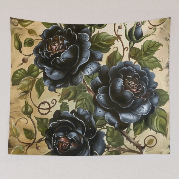 Item preview, Black Rose's - Oil On Canvas 4 designed and sold by Gypsykiss.