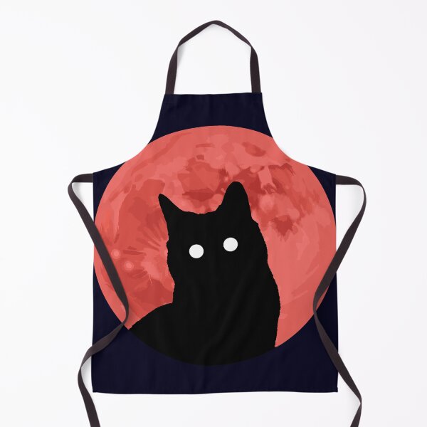 Item preview, Cat And Red Moon designed and sold by ganolastore.
