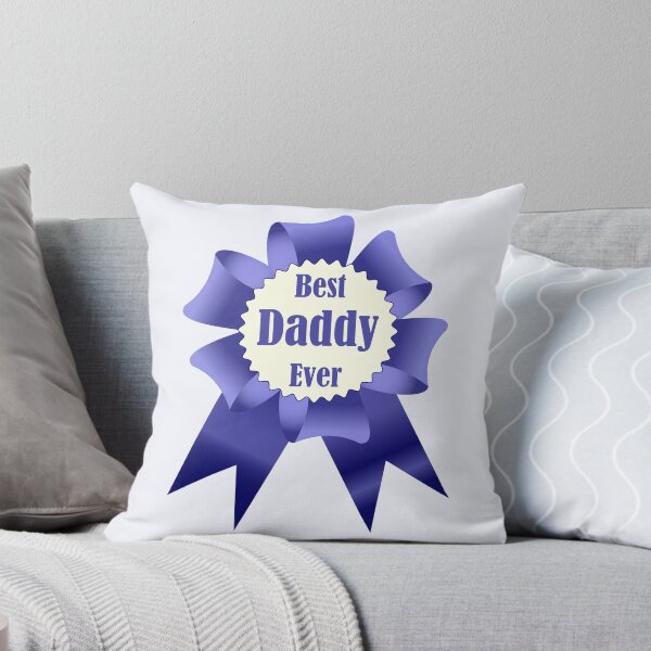 Item preview, Best Daddy Ever winner award ribbon designed and sold by CutieBlue.