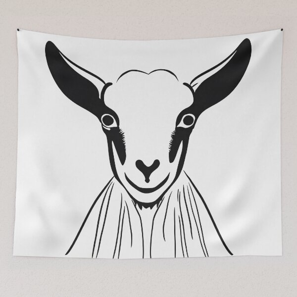Item preview, Cute Goat Design designed and sold by MakeInShop.