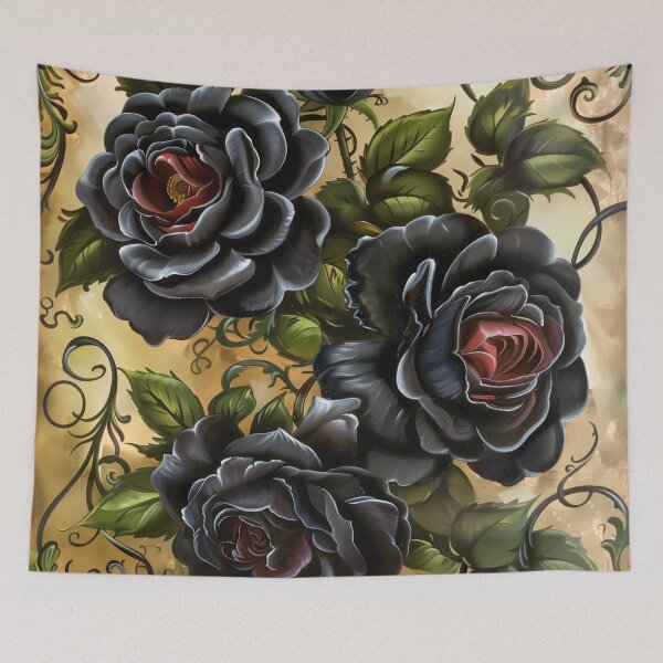 Item preview, Black Rose's - Oil On Canvas 5 designed and sold by Gypsykiss.