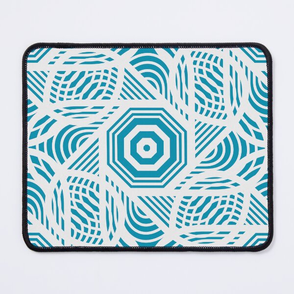 Item preview, Tranquil Sea Pattern: Nautical Hex Style with a Cerulean Calm designed and sold by Nimira.