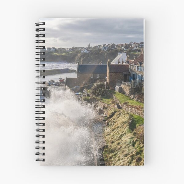 Item preview, Stormy Crail Harbour Wall Fife Scotland designed and sold by GG WALL ART.