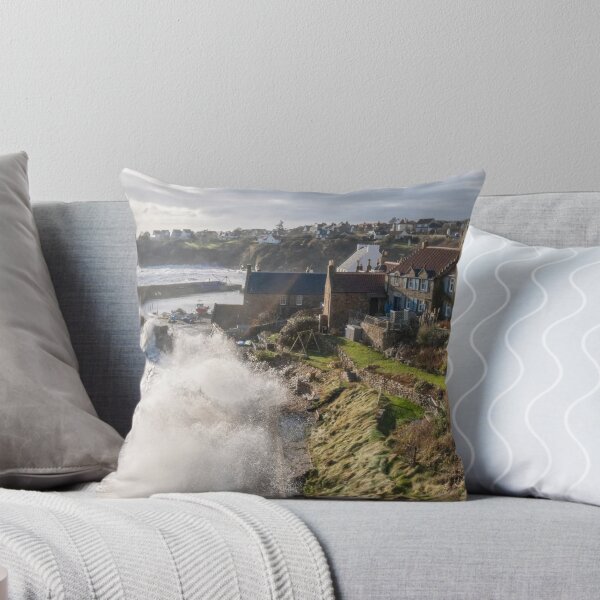 Item preview, Stormy Crail Harbour Wall Fife Scotland designed and sold by GG WALL ART.