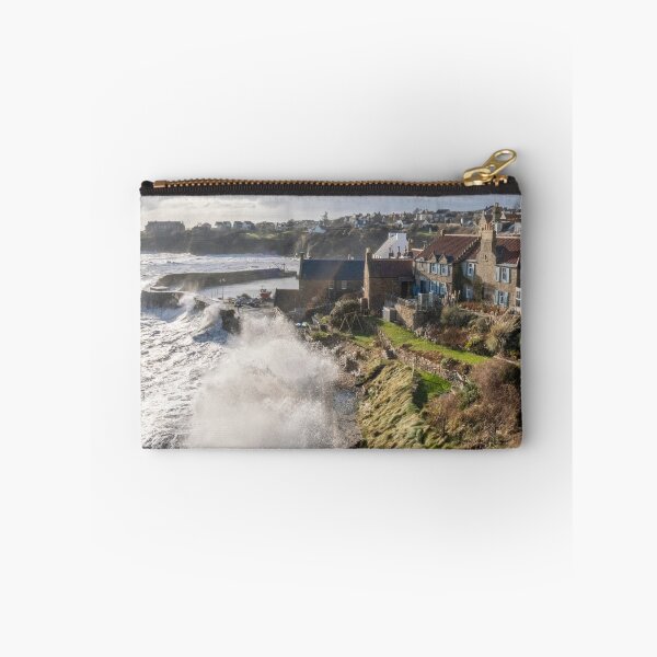 Item preview, Stormy Crail Harbour Wall Fife Scotland designed and sold by GG WALL ART.