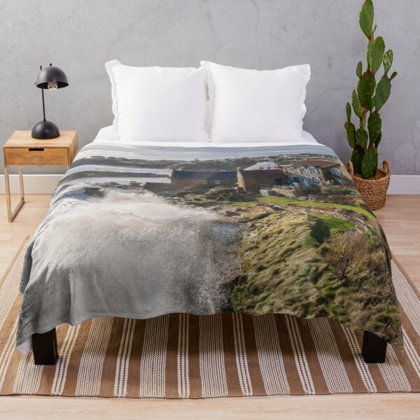 Item preview, Stormy Crail Harbour Wall Fife Scotland designed and sold by GG WALL ART.