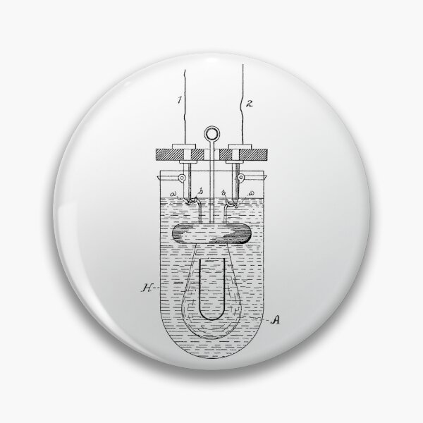 Item preview, Patent for the Second Incandescent Electric Light Bulb - T. A. Edison - September 19, 1882 - Black Version designed and sold by Aliasandco.