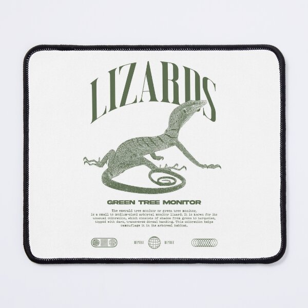 Item preview, Green Tree Monitor Streetwear Lizard Keeper designed and sold by JRRTs.