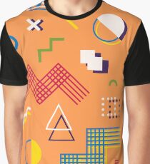Memphis style abstract geometric seamless pattern. Composition 10 Graphic T-Shirt