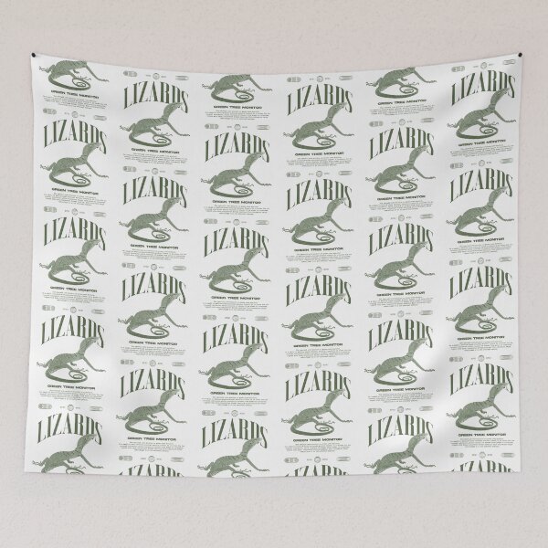Item preview, Green Tree Monitor Streetwear Lizard Keeper designed and sold by JRRTs.