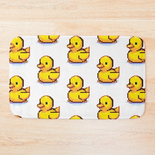 Item preview, Cute rubber duck pixel art- Retro vibe designed and sold by octoboobs.
