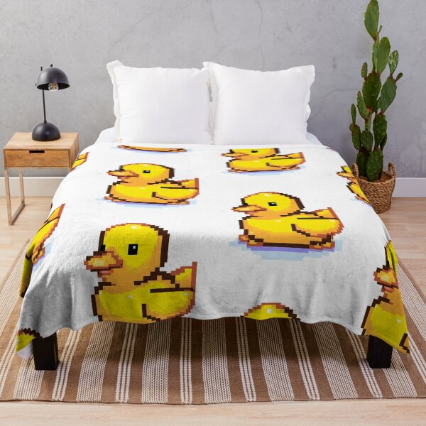 Item preview, Cute rubber duck pixel art- Retro vibe designed and sold by octoboobs.