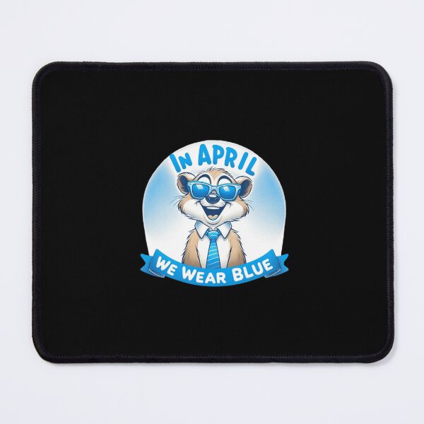 Item preview, In April we wear Blue designed and sold by BlueGoldArt.