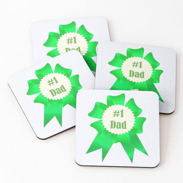 Item preview, Number One Dad winner award ribbon designed and sold by CutieBlue.