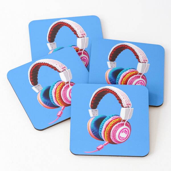 Item preview, amigurumi wool headphones for music designed and sold by GCPshop.