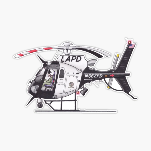 LAPD AS350 ヘリコプターパイロットバッジ st,extra_large,507x507-pad,