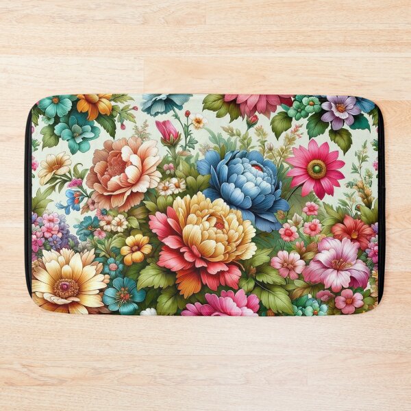 Item preview, Colorful Pattern with Flowers designed and sold by EXON-Publishing.
