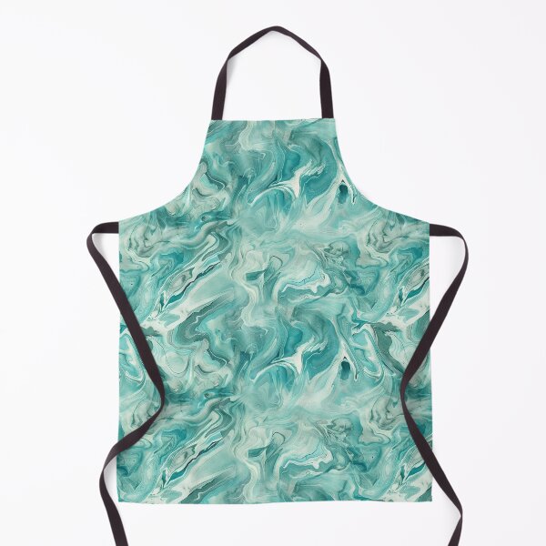 Item preview, Cyan Vintage, Liquid, Seamless Pattern designed and sold by patternicco.
