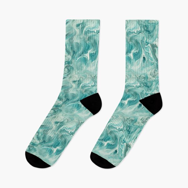 Item preview, Cyan Vintage, Liquid, Seamless Pattern designed and sold by patternicco.
