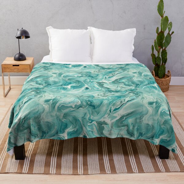 Item preview, Cyan Vintage, Liquid, Seamless Pattern designed and sold by patternicco.