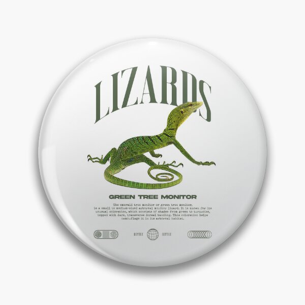 Item preview, Green Tree Monitor Streetwear Lizard Keeper designed and sold by JRRTs.