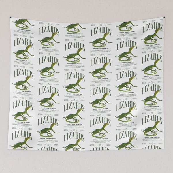 Item preview, Green Tree Monitor Streetwear Lizard Keeper designed and sold by JRRTs.