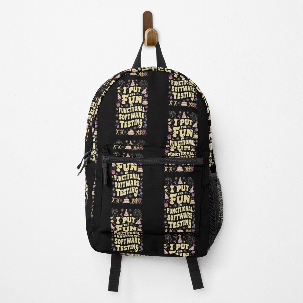 Item preview, Backpack designed and sold by softwaretesting.