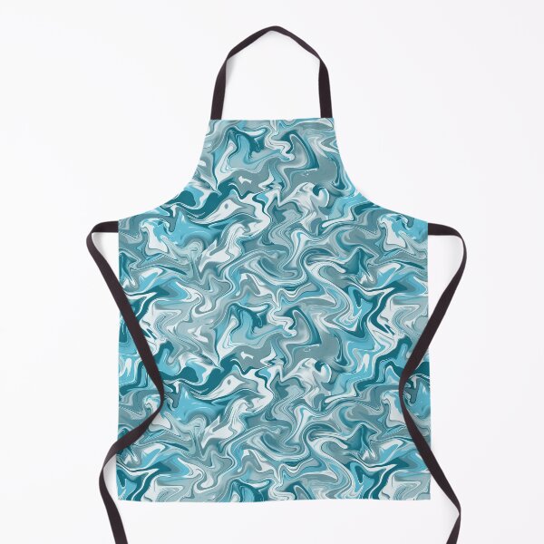 Item preview, Cyan Abstract, Liquid, Seamless Pattern designed and sold by patternicco.