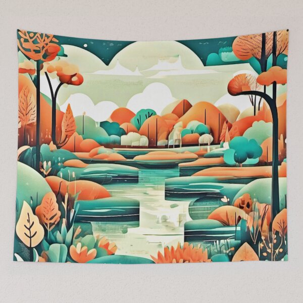 Item preview, Graphic Nature Scene designed and sold by Health And Fitness Posts e-Store.