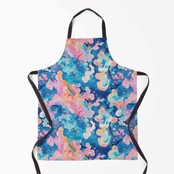 Item preview, Colourful Ocean, Liquid, Seamless Pattern designed and sold by patternicco.