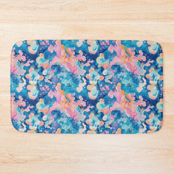 Item preview, Colourful Ocean, Liquid, Seamless Pattern designed and sold by patternicco.