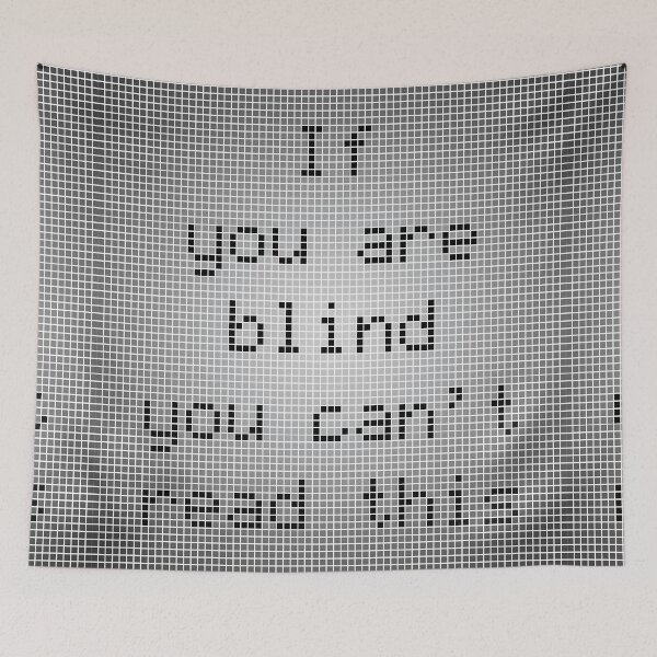 Item preview, IF YOU ARE BLIND YOU CAN NOT READ THIS designed and sold by LeNumerimagiste.