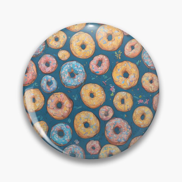 Item preview, Delight Cartoonish Sprinkle Sweet Donut Pattern designed and sold by thejoyker1986.