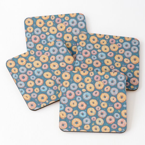 Item preview, Delight Cartoonish Sprinkle Sweet Donut Pattern designed and sold by thejoyker1986.