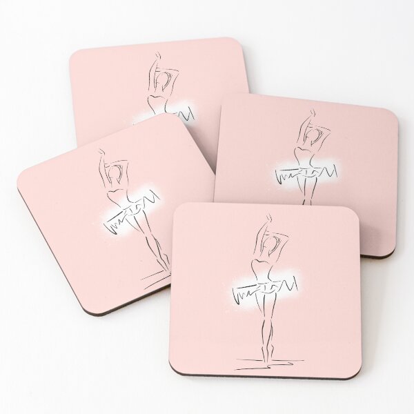 Item preview, Cigno Nero Minimalist Ballet Dancer Graffiti Sketch Pink designed and sold by Yeomans Cartoons.