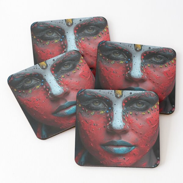 Item preview, Red Festival Face Paint designed and sold by OccultDreams.