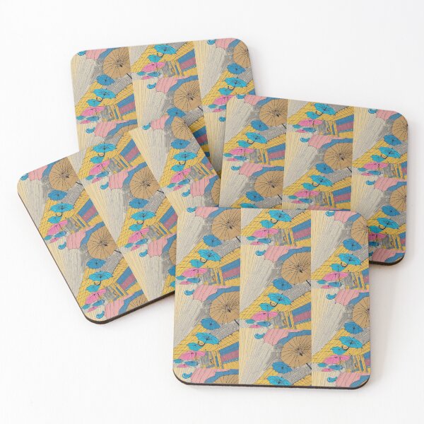 Item preview, Blue, Yellow, Pink Umbrella 4 designed and sold by Libertaari.