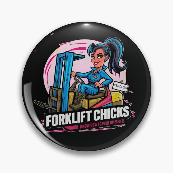 Item preview, forklift chick designed and sold by Corpsecutter.