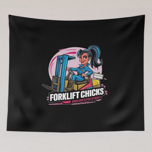 Item preview, forklift chick designed and sold by Corpsecutter.
