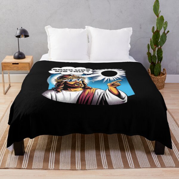 Item preview, HIPSTER ECLIPSE 2024 HUMOR QUOTE BRUH, WHO DID THIS? designed and sold by BlueGoldArt.
