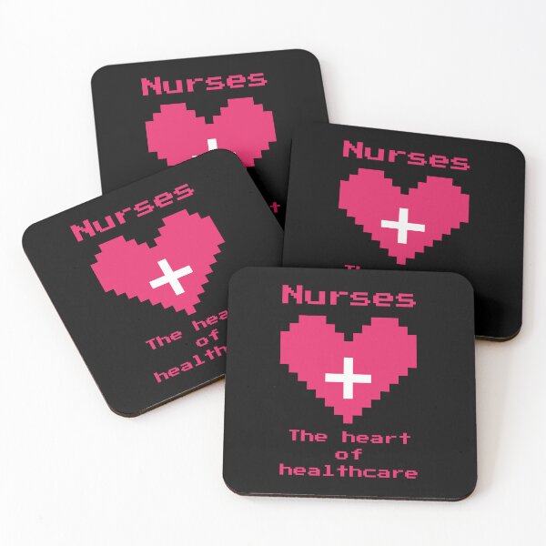 Item preview, Nurses: The heart of healthcare. designed and sold by ParenthoodPuns.