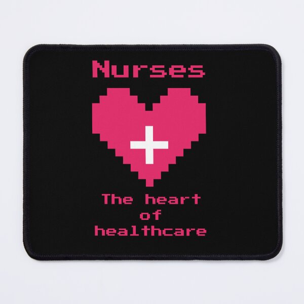 Item preview, Nurses: The heart of healthcare. designed and sold by ParenthoodPuns.