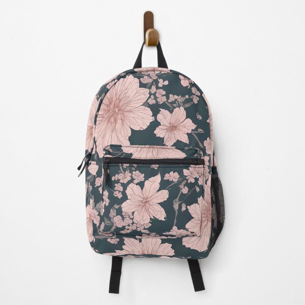 Item preview, Whimsical Pink Sakura Pattern with Verdant Green Background designed and sold by thejoyker1986.
