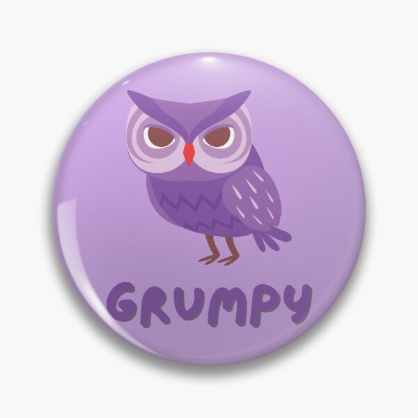 Item preview, Grumpy Owl designed and sold by Shash Works.
