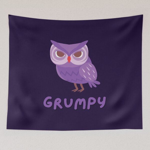 Item preview, Grumpy Owl designed and sold by Shash Works.