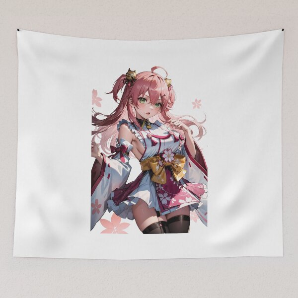 Item preview, Sakura Miko - Hololive Virtual Youtuber Fanart designed and sold by iloveanimechibi.